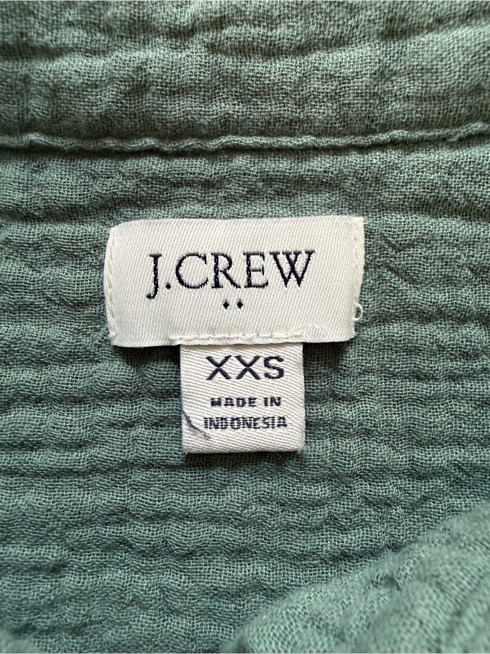 J. Crew Double-Gauze Button-Down Shirt Size XXS - Picture 5 of 11